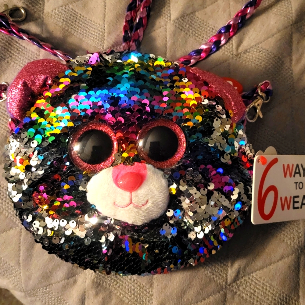 Ty bear 🐻 cross-body purse with adjustable straps for 6 different ways to wear